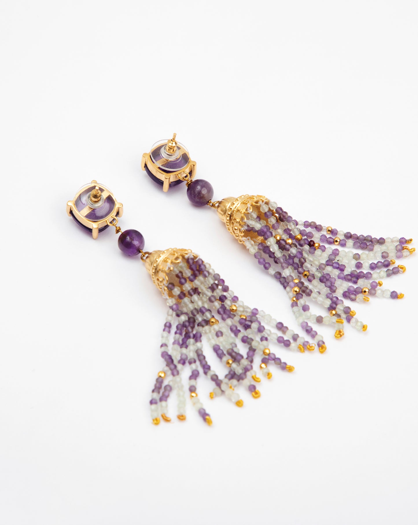 TEMPLE OF INSPIRATION EARRINGS (AMETHYST)