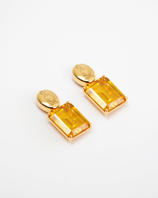 ZEMENTINE ESSENTIAL EARRINGS (YELLOW)