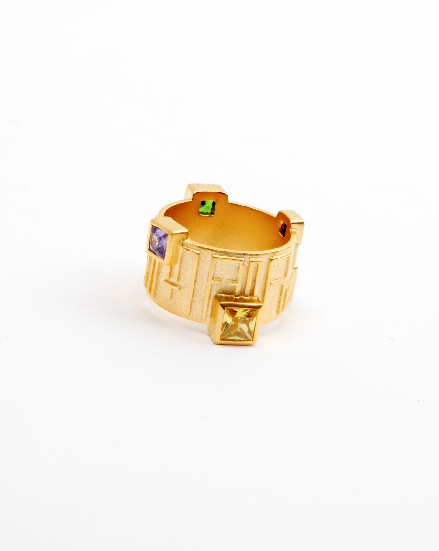 UTOPIAN INSCRIPTION RING