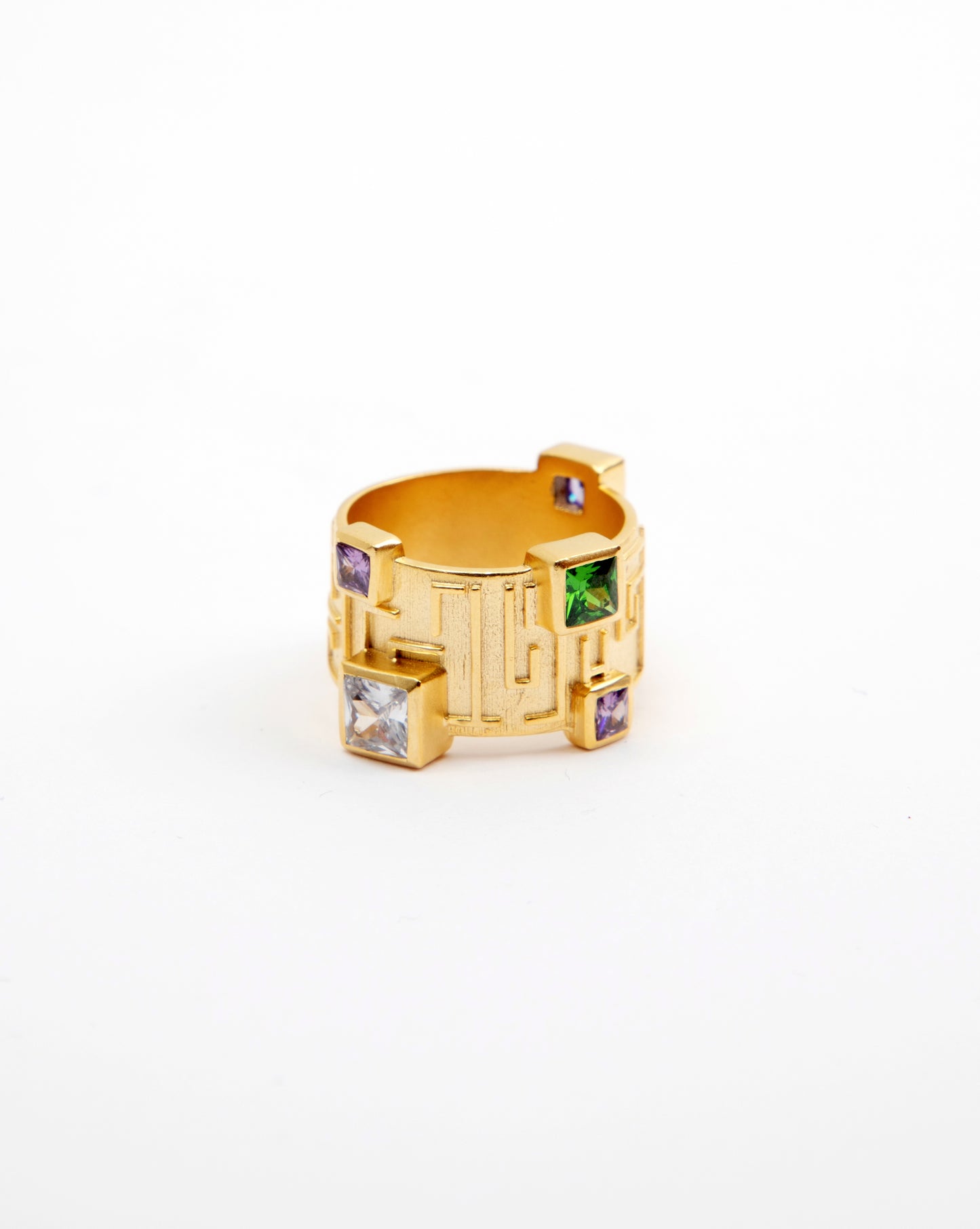 UTOPIAN INSCRIPTION RING