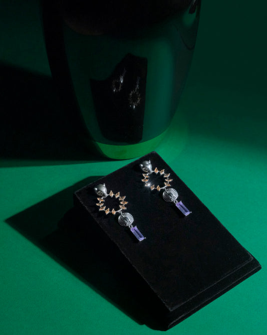 NOUVELLE PANTHÈRE EARRINGS (Purple)