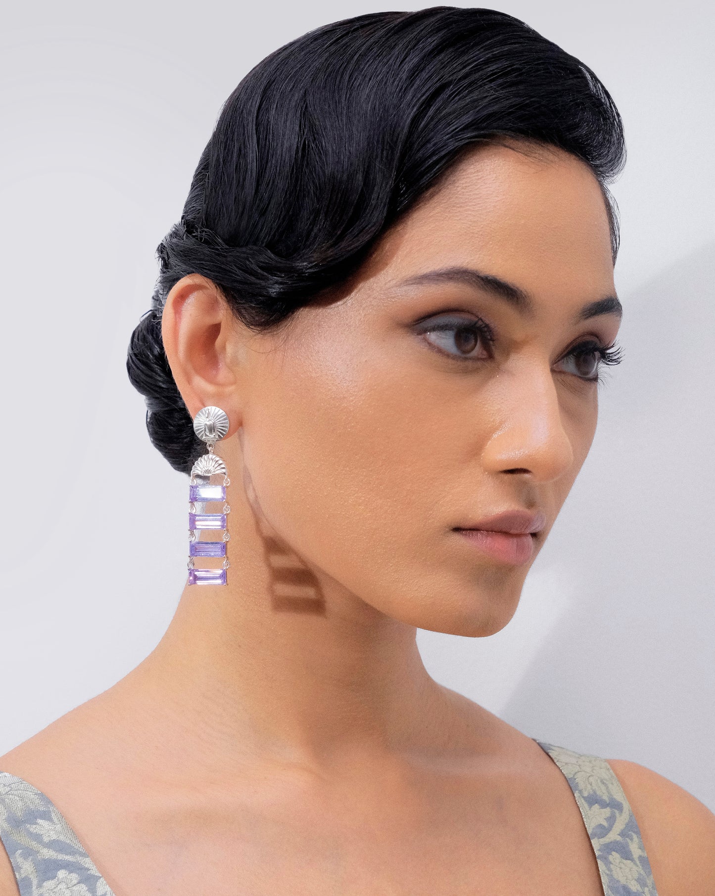 MARINE TREASURE EARRINGS (Purple)