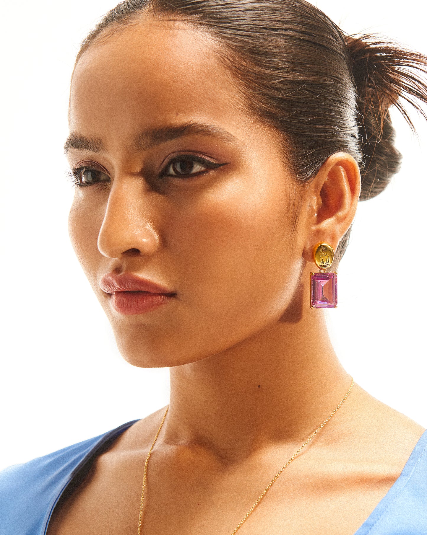 ZEMENTINE ESSENTIAL EARRINGS (PURPLE)