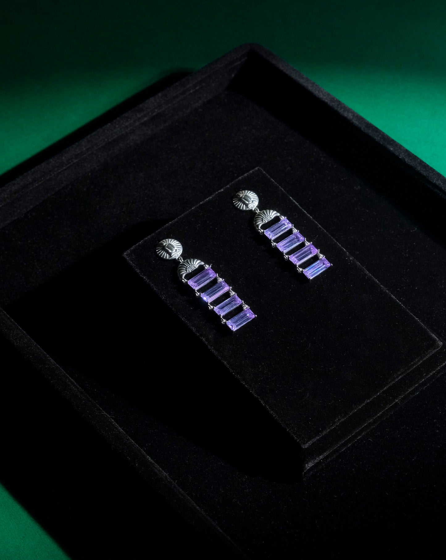 MARINE TREASURE EARRINGS (Purple)