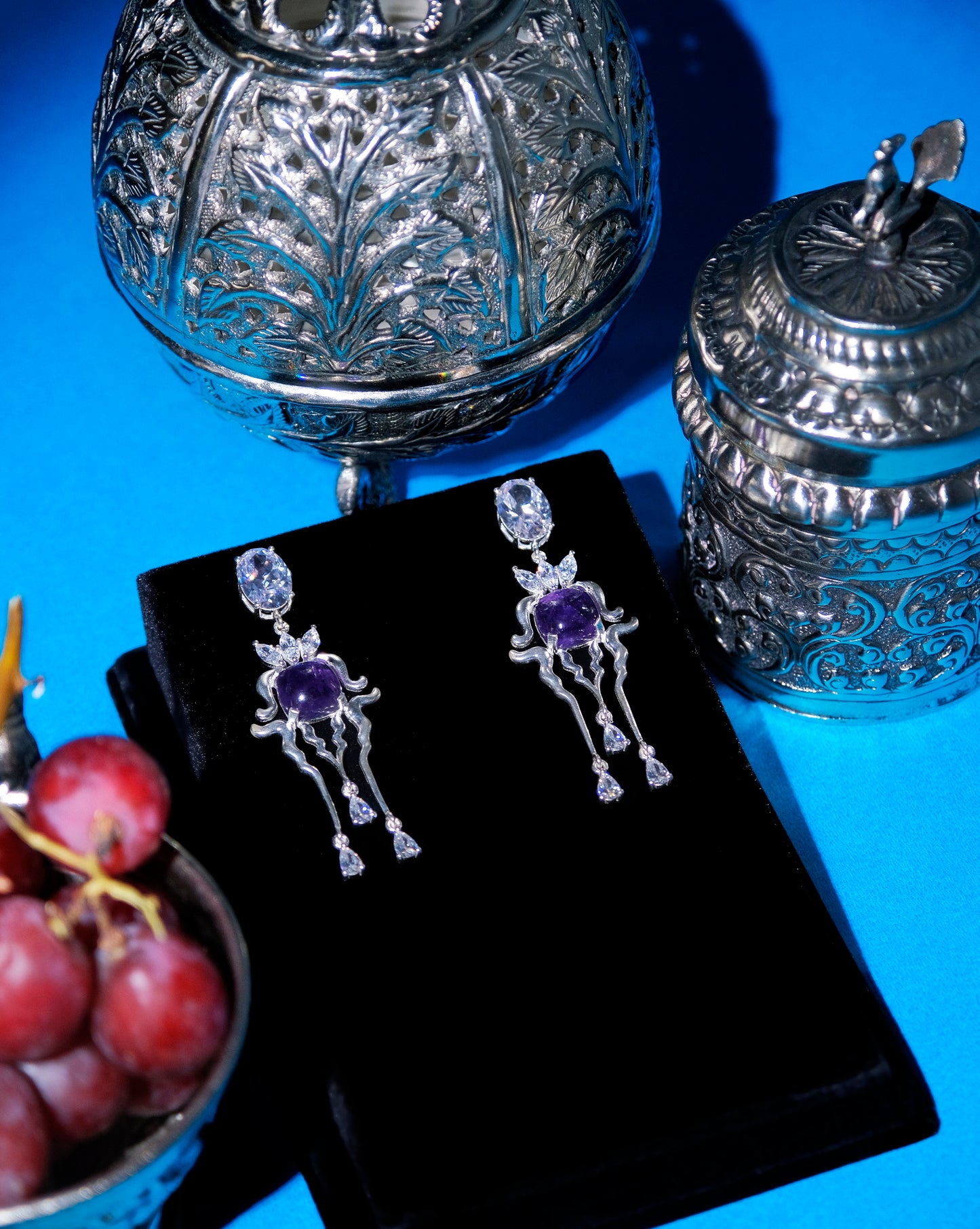 LA NUIT EARRINGS (Amethyst)