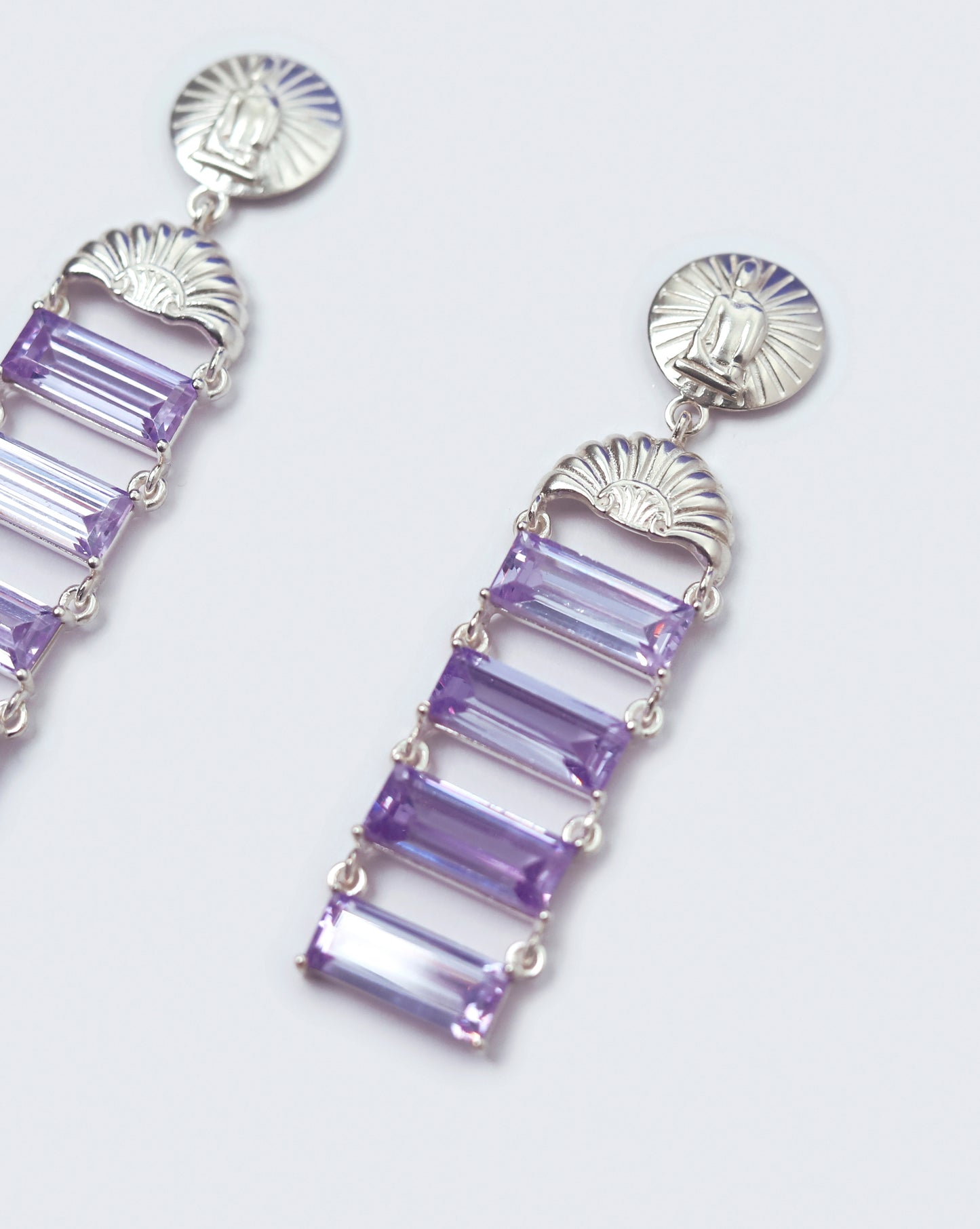 MARINE TREASURE EARRINGS (Purple)