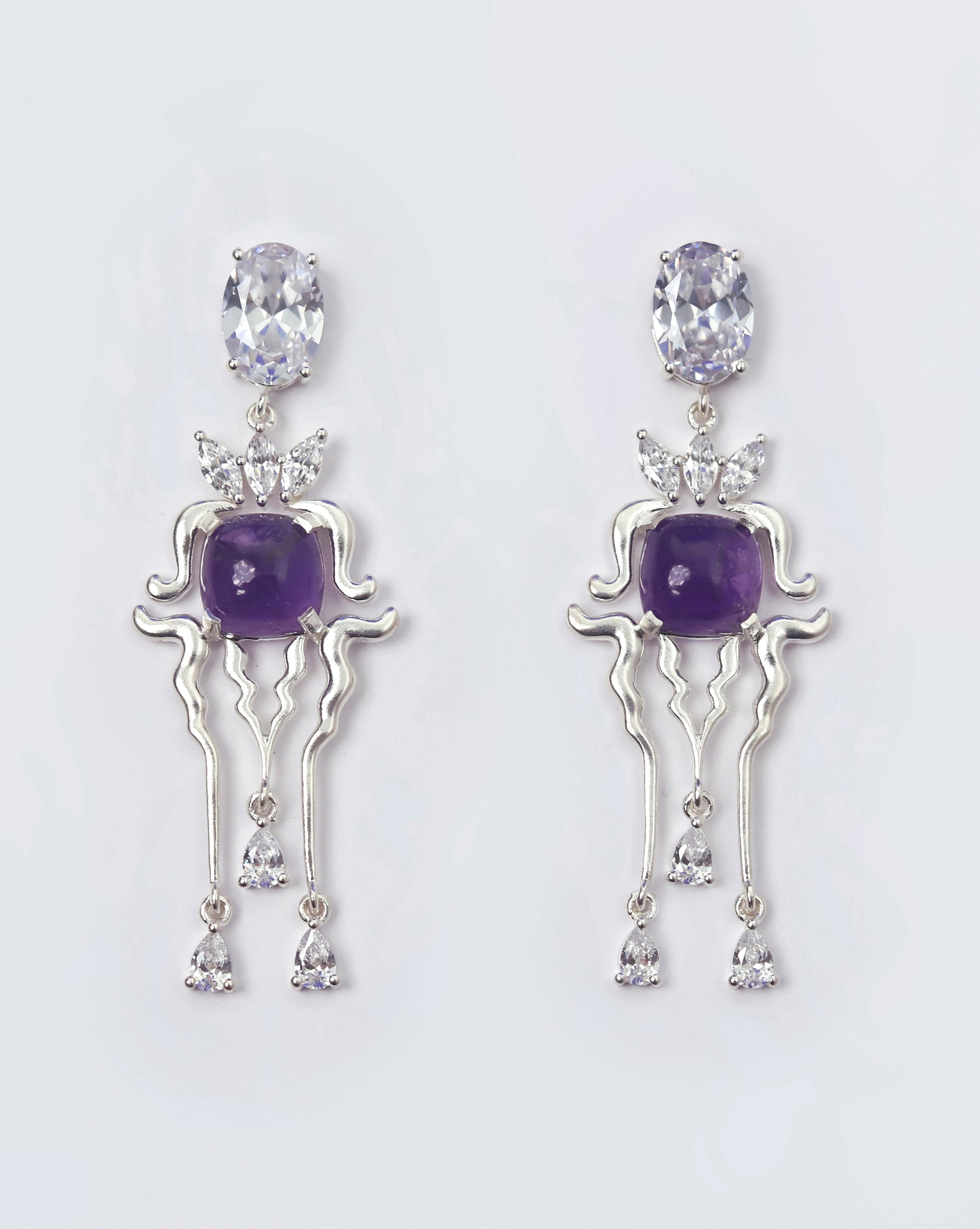 LA NUIT EARRINGS (Amethyst)