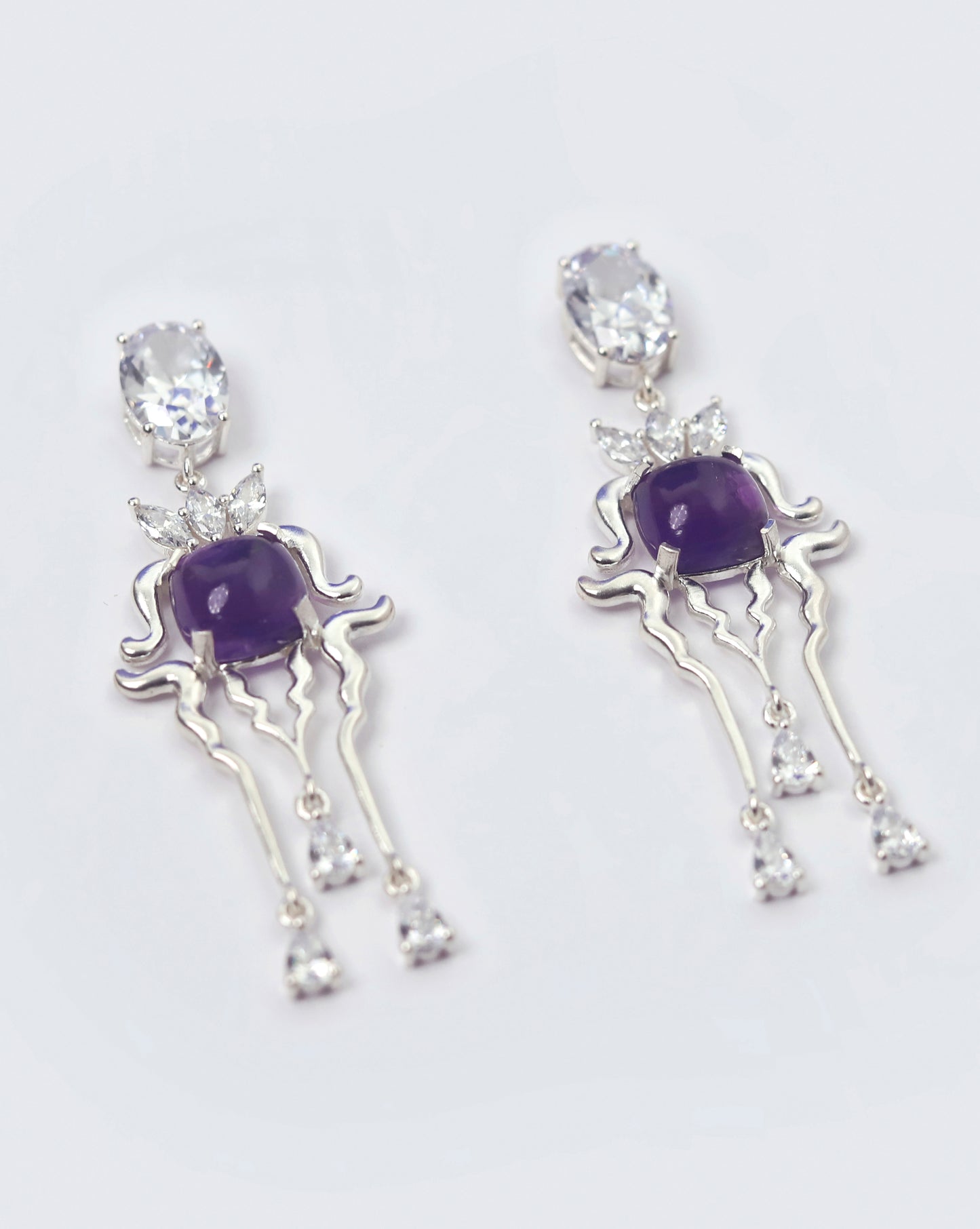 LA NUIT EARRINGS (Amethyst)