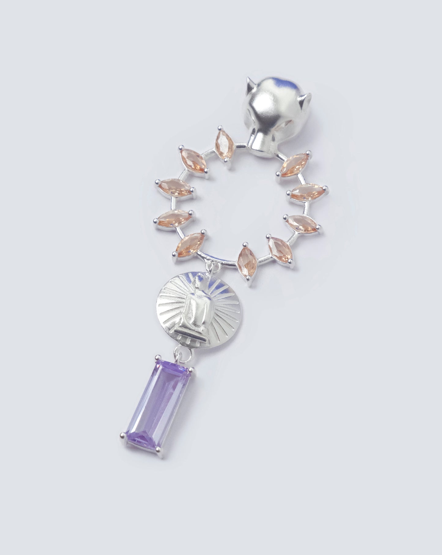 NOUVELLE PANTHÈRE EARRINGS (Purple)