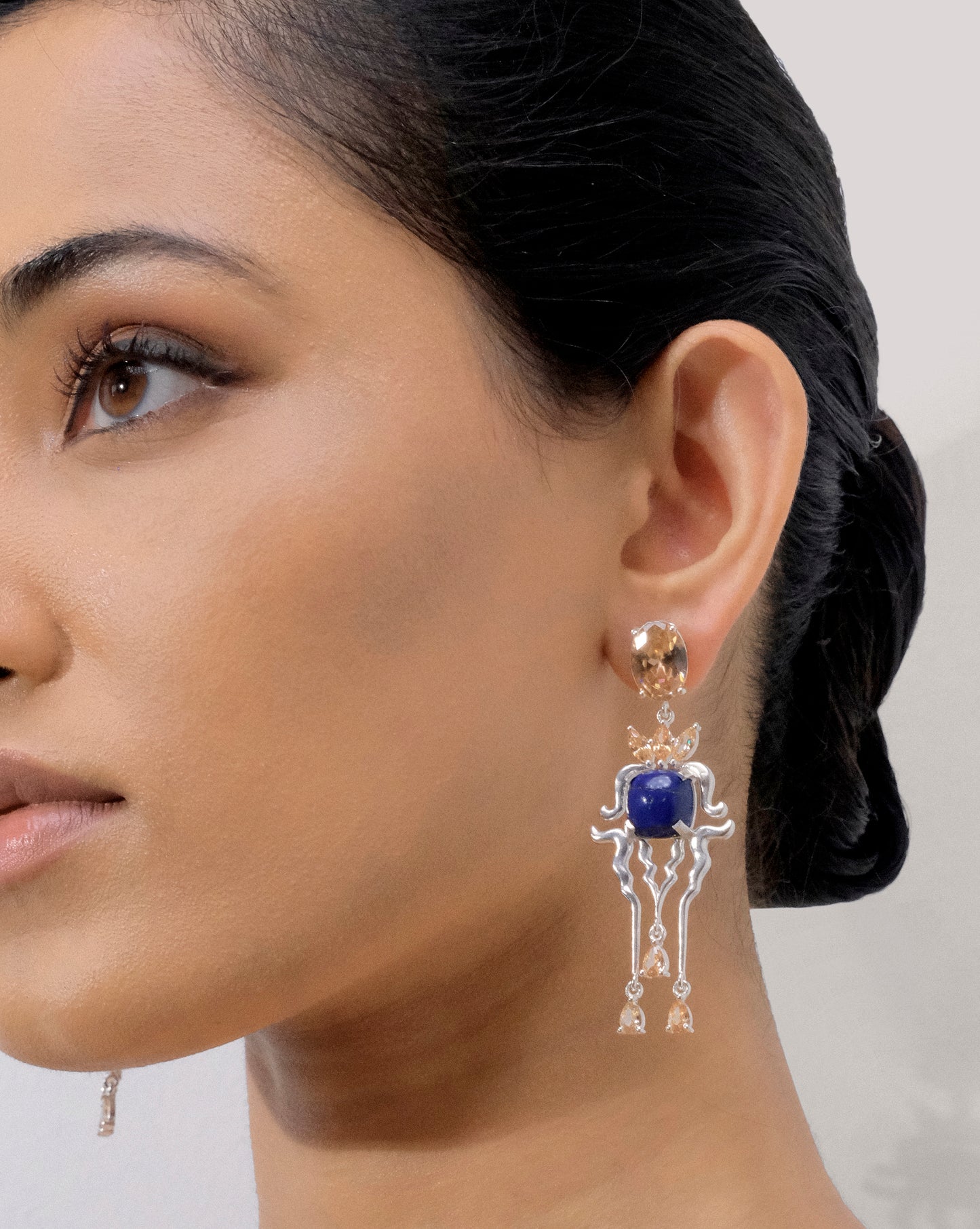 LA NUIT EARRINGS (Lapis)